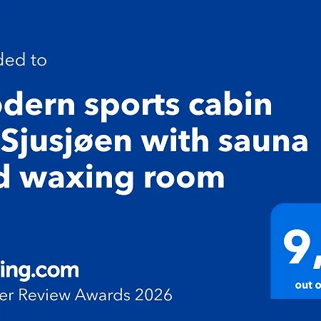 Modern Sports On With Sauna And Waxing Feriehus Sjusjøen